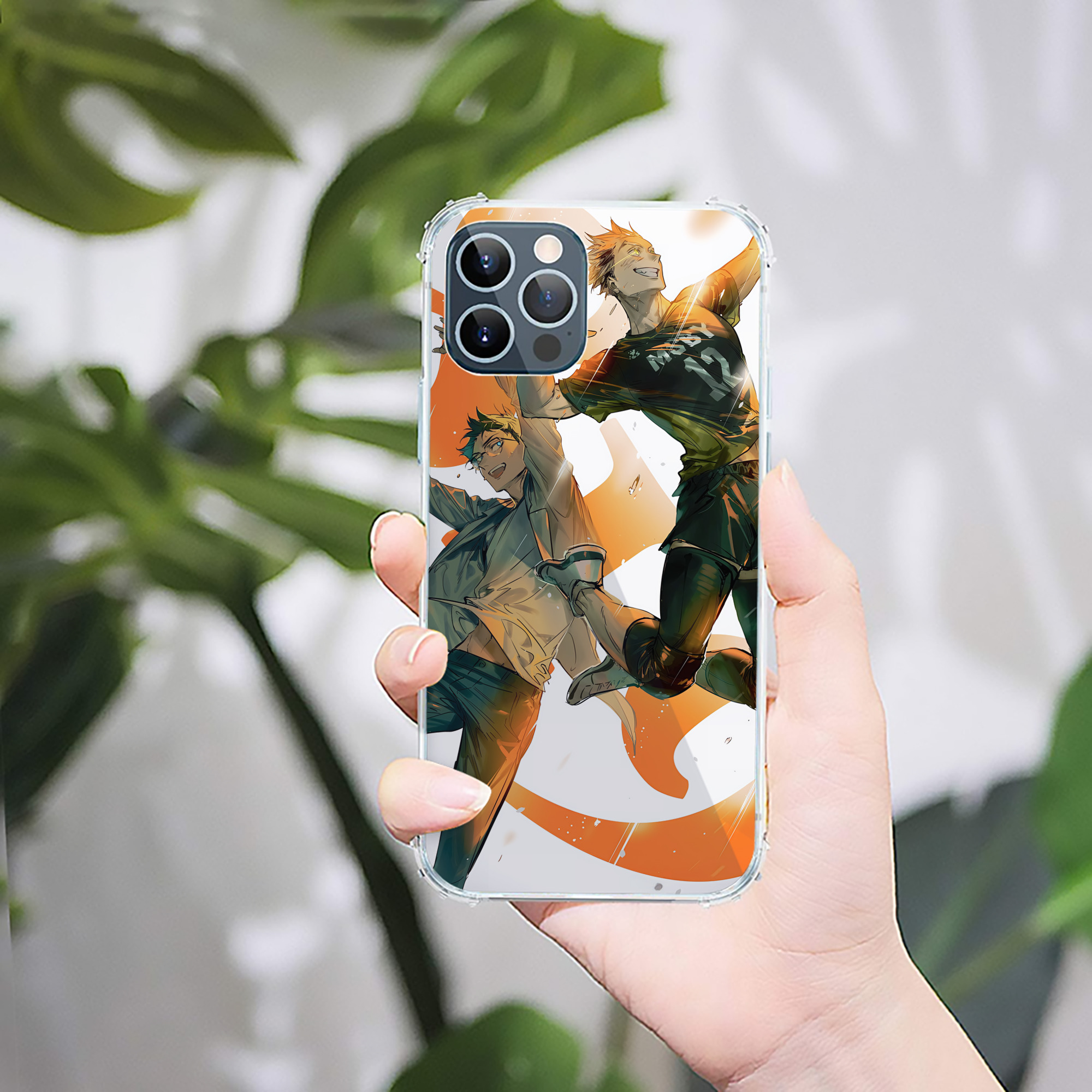 （画像用） ハイキュー!! Haikyu!! 【iPhone 12シリーズ対応】透明スマホケース（クリアソフトケース）